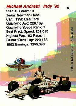 1993 Hi-Tech Indy #6 Michael Andretti Back