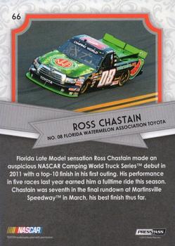 2012 Press Pass Fanfare #66 Ross Chastain Back
