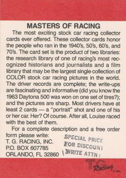 1989-90 TG Racing Masters of Racing #NNO Sky Blue Back