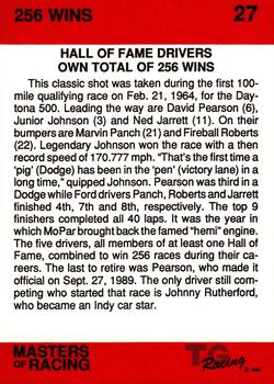1989-90 TG Racing Masters of Racing #27 256 Wins Back