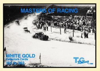 1989-90 TG Racing Masters of Racing #153 White Gold Front