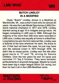 1989-90 TG Racing Masters of Racing #189 LMS Whiz Back