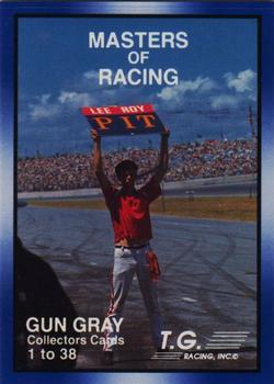 1991-92 TG Racing Masters of Racing Update #1 Cover Card Front