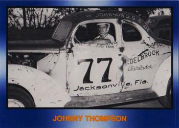 1991-92 TG Racing Masters of Racing Update #20 Johnny Thompson Front