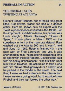 1991-92 TG Racing Masters of Racing Update #24 Fireball Roberts Back