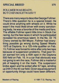 1991-92 TG Racing Masters of Racing Update #175 George Follmer's Car Back