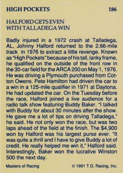 1991-92 TG Racing Masters of Racing Update #186 Johnny Halford's Car Back