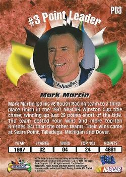 1998 Maxx 1997 Year In Review - Top 10 #P03 Mark Martin Back