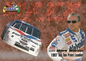 1998 Maxx 1997 Year In Review - Top 10 #P03 Mark Martin Front