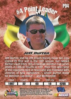 1998 Maxx 1997 Year In Review - Top 10 #P04 Jeff Burton Back