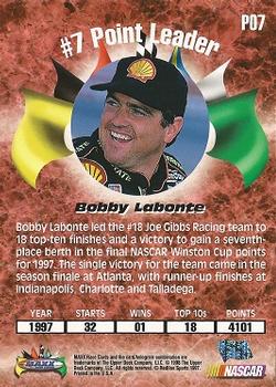 1998 Maxx 1997 Year In Review - Top 10 #P07 Bobby Labonte Back