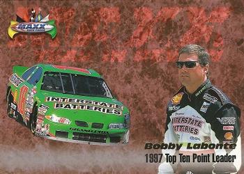 1998 Maxx 1997 Year In Review - Top 10 #P07 Bobby Labonte Front