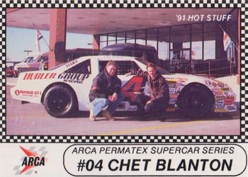 1991 Langenberg ARCA/Hot Stuff #23 Chet Blanton Front