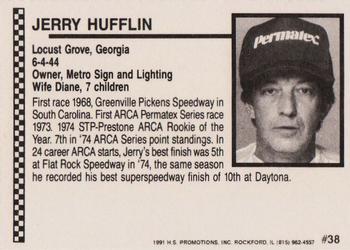 1991 Langenberg ARCA/Hot Stuff #38 Jerry Hufflin Back