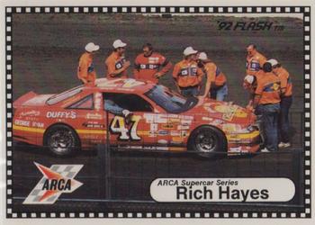 1992 Langenberg ARCA/Flash #96 Rich Hayes Front