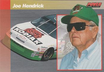 1994 Power #PT15 Joe Hendrick Front