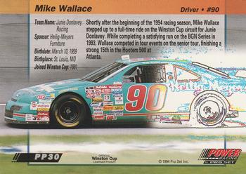 1994 Power #PP30 Mike Wallace Back
