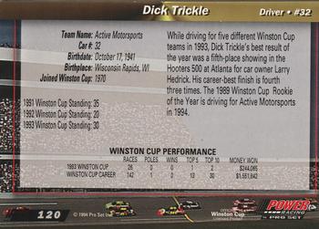 1994 Power #120 Dick Trickle Back