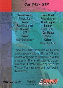 1994 Power Preview #21 Wally Dallenbach's Car Back