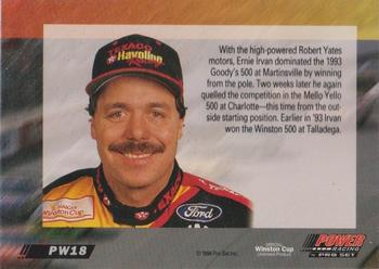 1994 Power - Gold Cup '94 #PW18 Ernie Irvan Back