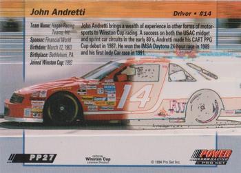 1994 Power - Gold Cup '94 #PP27 John Andretti Back