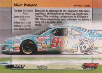1994 Power - Gold Cup '94 #PP30 Mike Wallace Back
