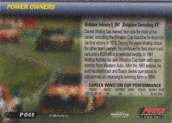 1994 Power - Gold Cup '94 #PO69 Darrell Waltrip Back