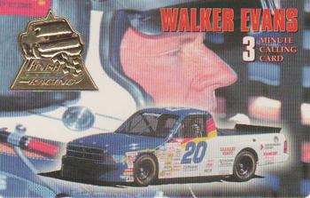 1995 Finish Line Super Series - Calling Cards #NNO Walker Evans Front