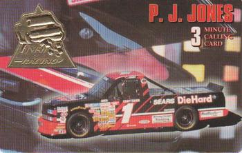 1995 Finish Line Super Series - Calling Cards #NNO P.J. Jones Front