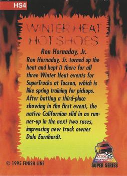 1995 Finish Line Super Series - Winter Heat Hot Shoes #HS4 Ron Hornaday Back