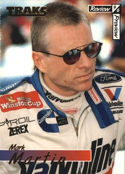 1996 Traks Review & Preview #36 Mark Martin Front