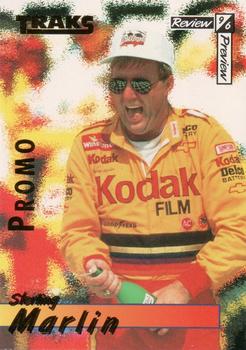 1996 Traks Review & Preview #4 Sterling Marlin Front