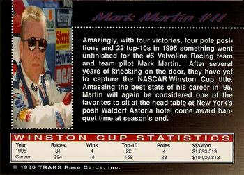 1996 Traks Review & Preview - First Run #11 Mark Martin Back