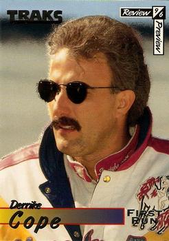 1996 Traks Review & Preview - First Run #38 Derrike Cope Front
