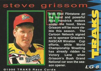 1996 Traks Review & Preview - Liquid Gold #LG 8 Steve Grissom Back