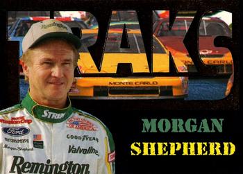 1996 Traks Review & Preview - Triple-Chase Gold #TC 4 Morgan Shepherd Front