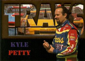 1996 Traks Review & Preview - Triple-Chase Gold #TC 10 Kyle Petty Front