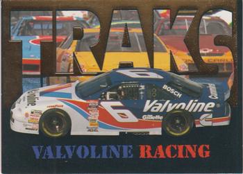 1996 Traks Review & Preview - Triple-Chase Gold #TC 16 Valvoline Racing Front