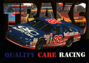 1996 Traks Review & Preview - Triple-Chase Gold #TC 20 Quality Care Racing Front