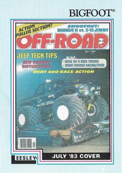 1988 Leesley Bigfoot #093 Bigfoot on July 1983 Argus Off-Road Magazine cover Front