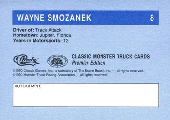 1990 Classic Monster Trucks #8 Wayne Smozanek Back