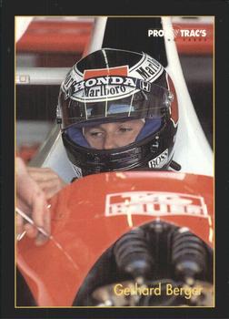 1991 ProTrac's Formula One #3 Gerhard Berger Front