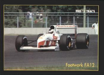 1991 ProTrac's Formula One #25 Footwork FA12 Front