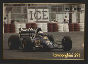 1991 ProTrac's Formula One #78 Lamborghini 291 Front