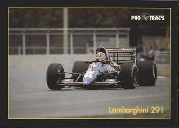 1991 ProTrac's Formula One #80 Lamborghini 291 Front