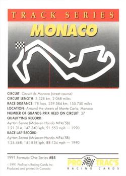1991 ProTrac's Formula One #84 Monaco Back