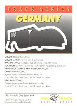 1991 ProTrac's Formula One #89 Germany Back