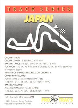 1991 ProTrac's Formula One #95 Japan Back