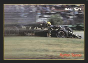 1991 ProTrac's Formula One #100 Ayrton Senna Front