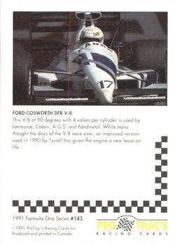 1991 ProTrac's Formula One #143 Ford DFR V-8 Back